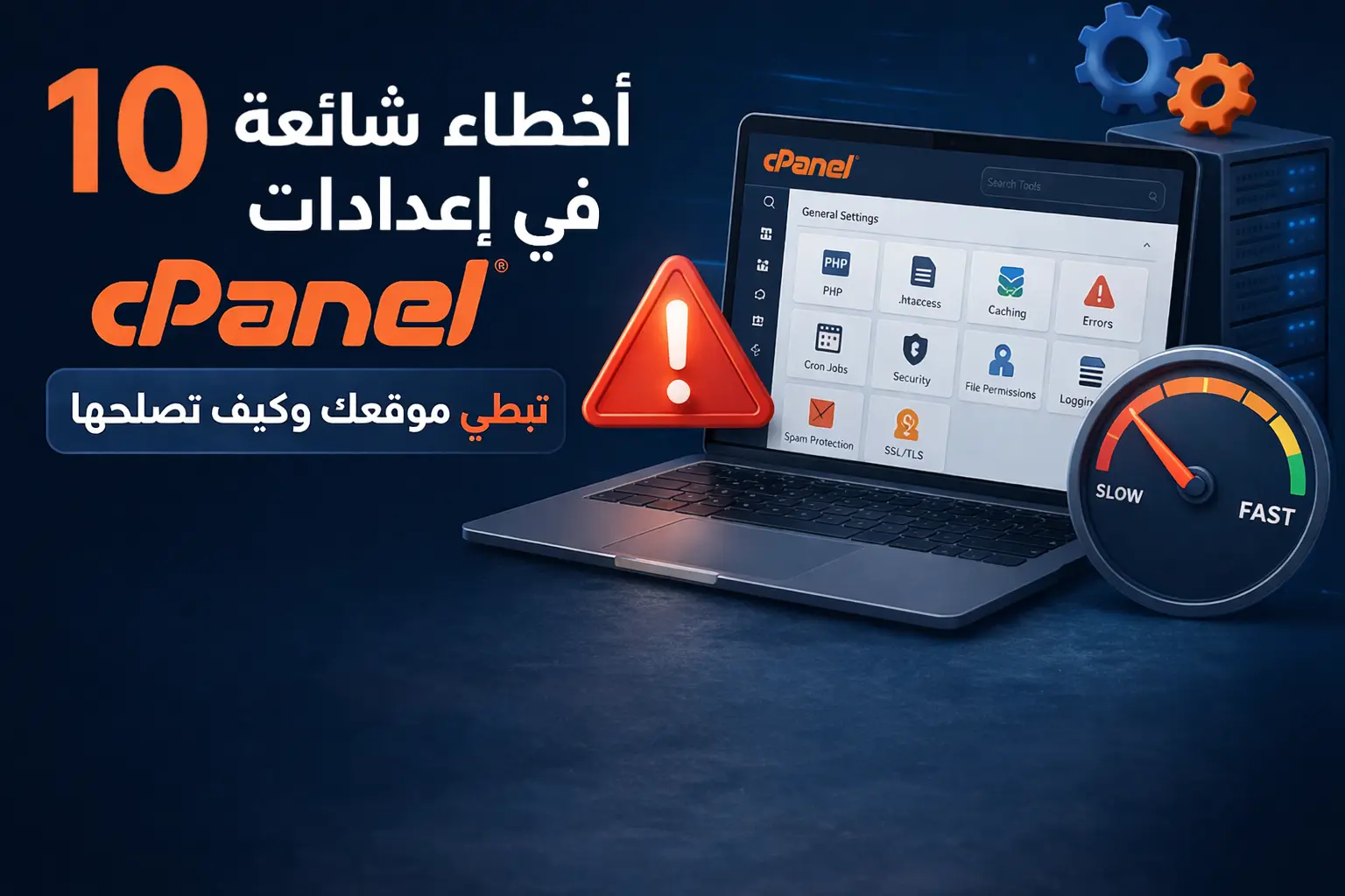 10 أخطاء شائعة في إعدادات cPanel تبطئ موقعك وكيف تصلحها - مرام هوست