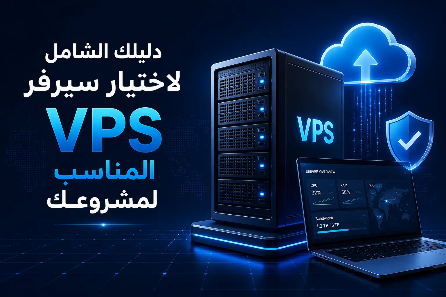 دليلك الشامل لاختيار سيرفر VPS المناسب لمشروعك - مرام هوست