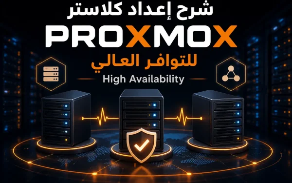 شرح إعداد كلاستر Proxmox للتوافر العالي High Availability - مرام هوست