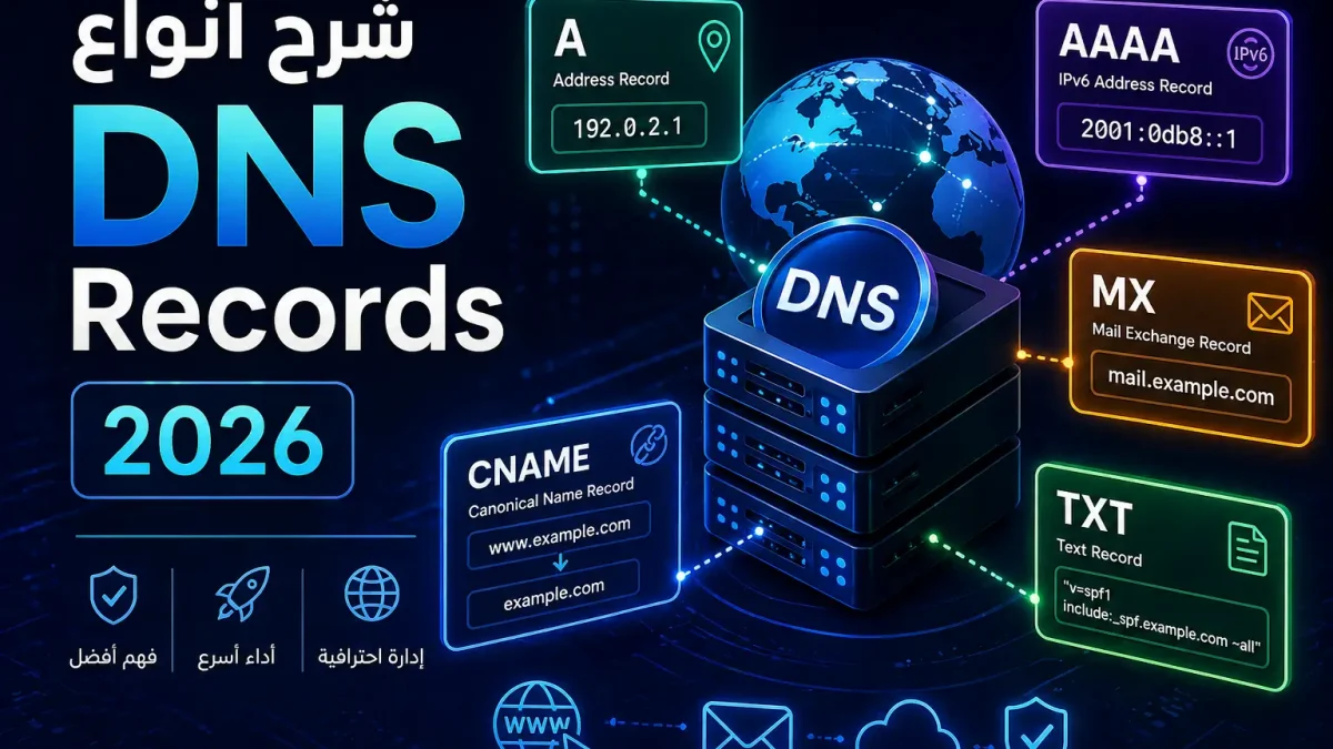 أنواع DNS Records وكيفية إدارتها