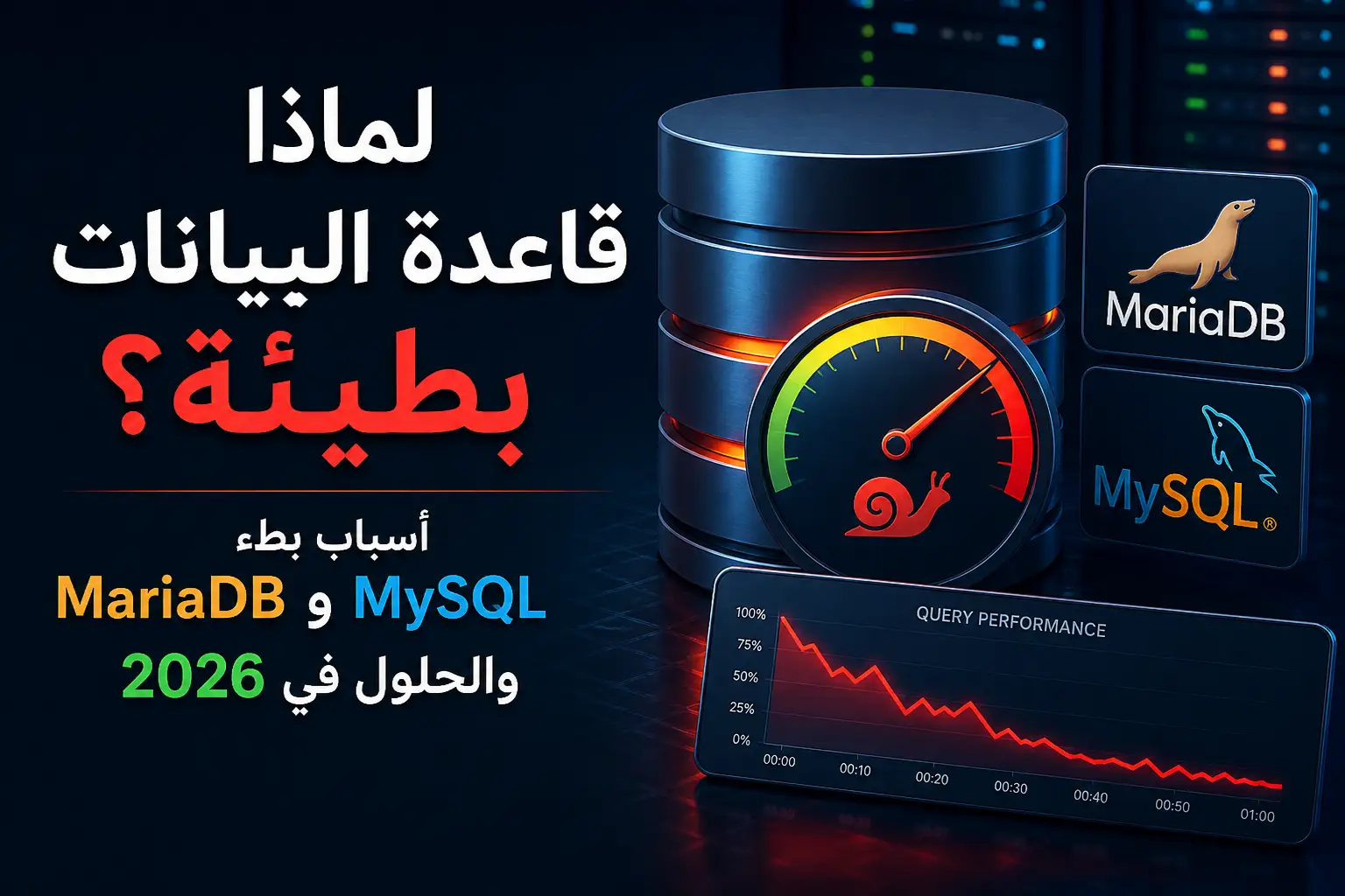 قاعدة البيانات بطيئة وحلول تسريعها