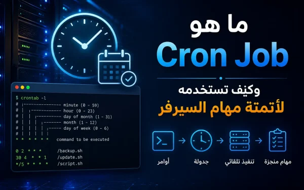 ما هو Cron Job وكيف تستخدمه لأتمتة مهام السيرفر - مرام هوست