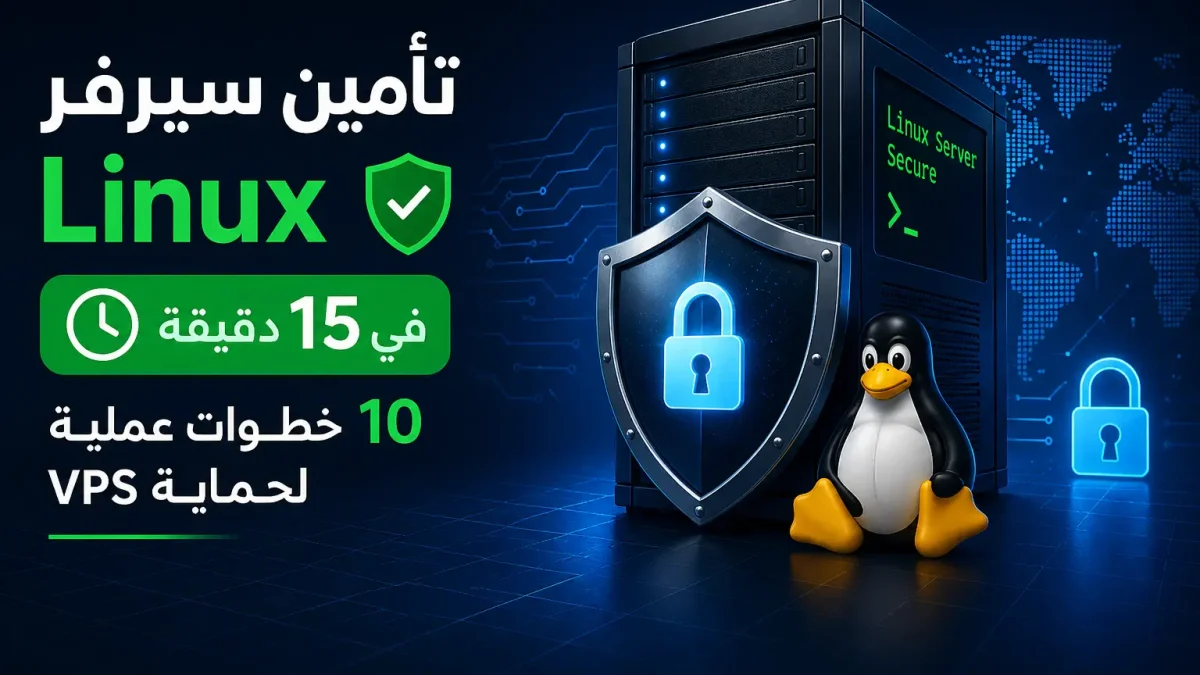تأمين سيرفر Linux في 15 دقيقة: 10 خطوات عملية لحماية VPS - مرام هوست