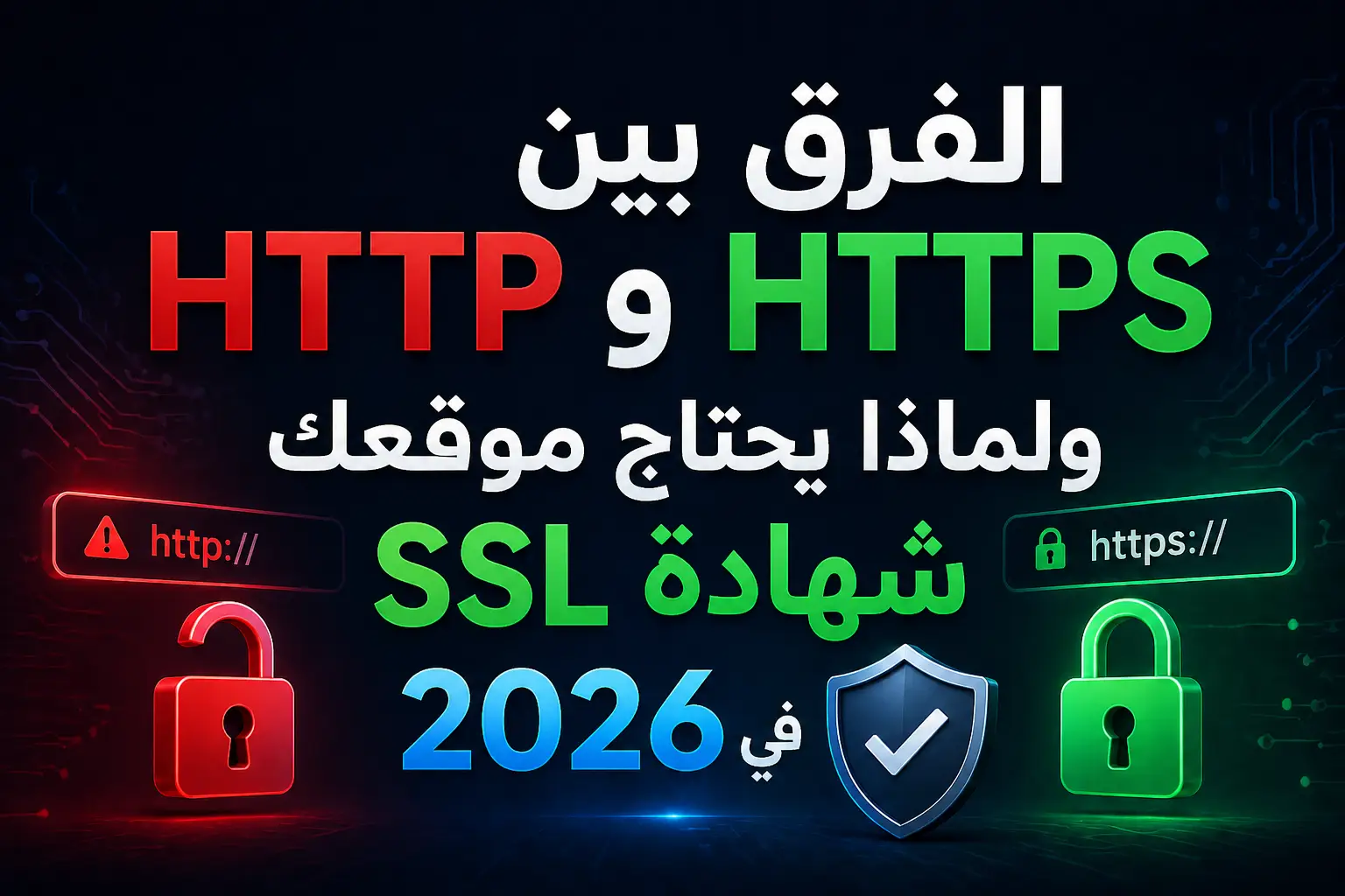 الفرق بين HTTP و HTTPS وشهادة SSL