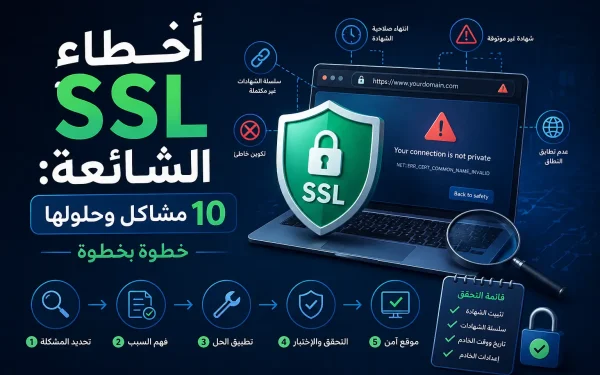 أخطاء SSL الشائعة: 10 مشاكل وحلولها خطوة بخطوة - مرام هوست