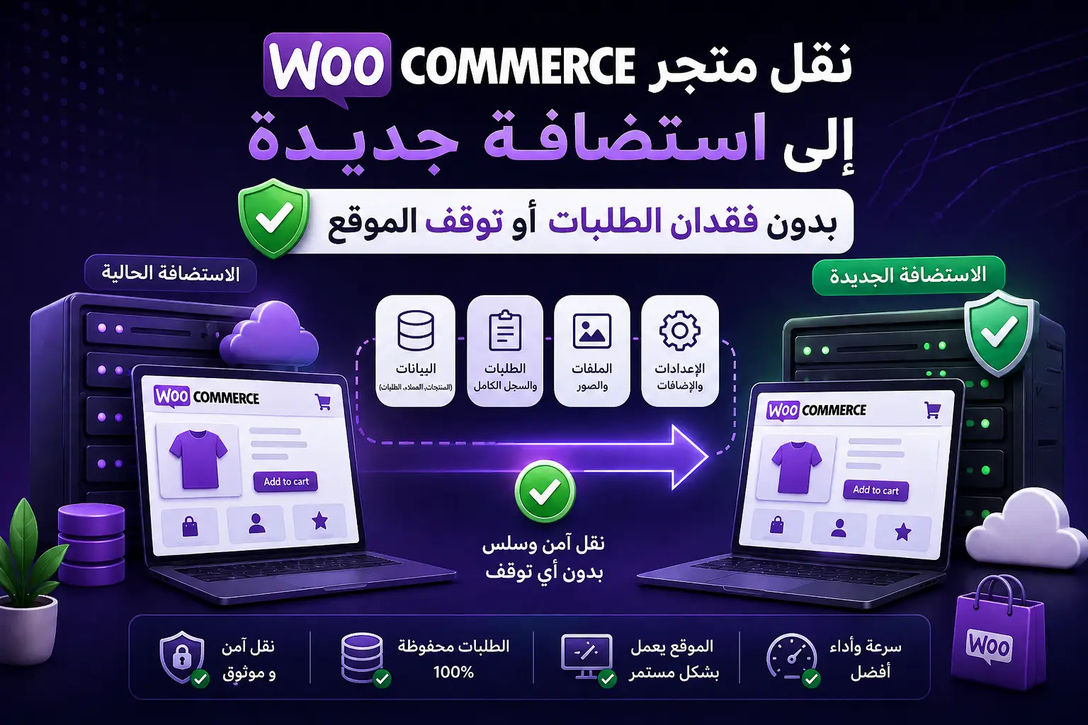 نقل متجر WooCommerce لاستضافة جديدة