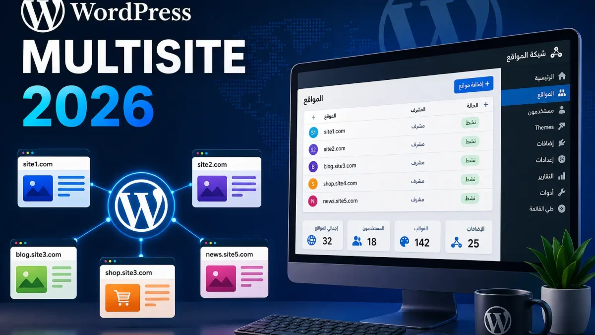 ووردبريس Multisite شبكة مواقع