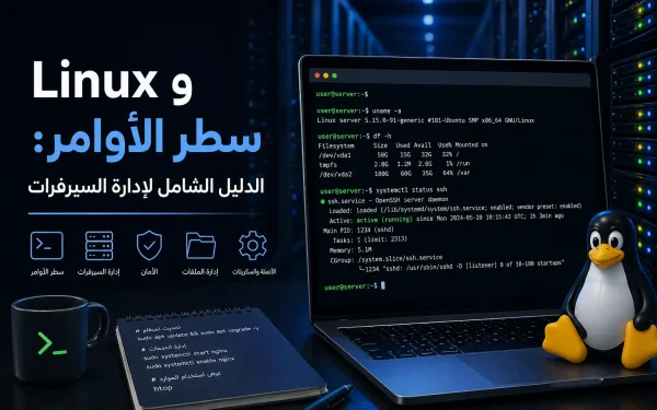 Linux و سطر الأوامر: الدليل الشامل لإدارة السيرفرات - مرام هوست