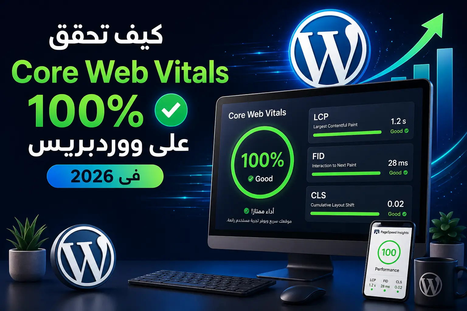 Core Web Vitals ووردبريس تحسين الأداء