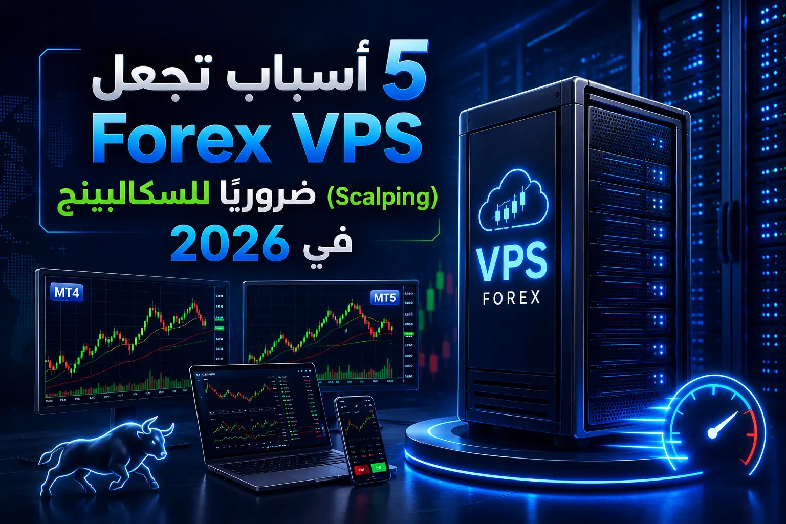 5 أسباب تجعل Forex VPS ضروريًا للسكالبينج (Scalping) في 2026 - مرام هوست