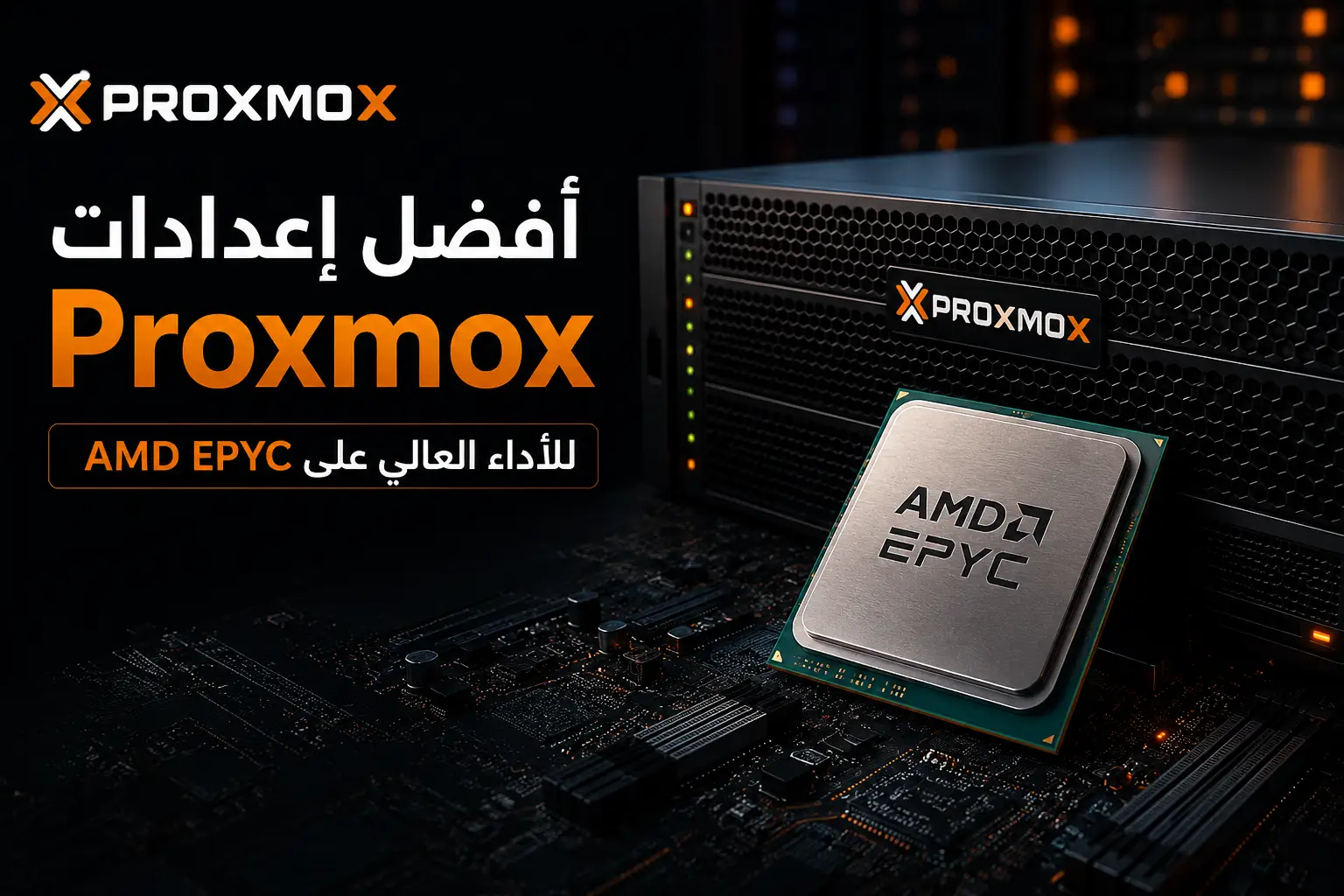 أفضل إعدادات Proxmox للأداء العالي على AMD EPYC في 2026: دليل احترافي لتشغيل VPS بسرعة واستقرار أقصى - مرام هوست