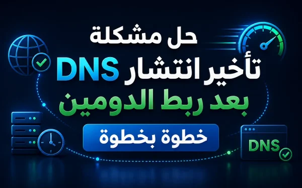 تأخير انتشار DNS وحل المشكلة