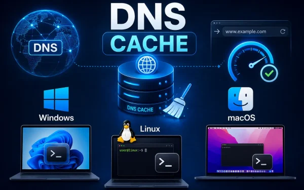 شرح DNS Cache وكيفية مسح الكاش على ويندوز ولينكس وماك – الدليل الكامل 2026 - مرام هوست