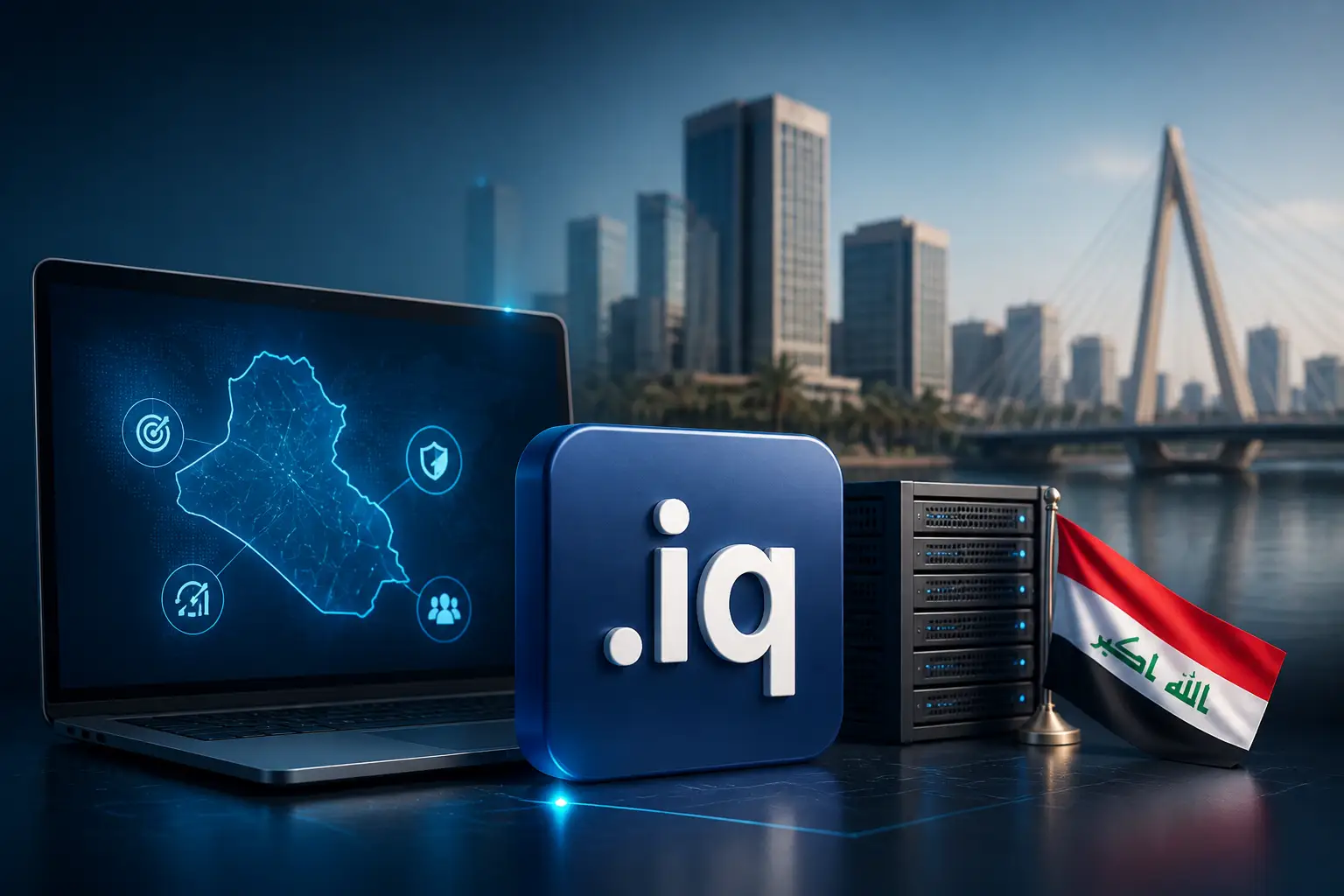 النطاق العراقي .iq لموقعك التجاري