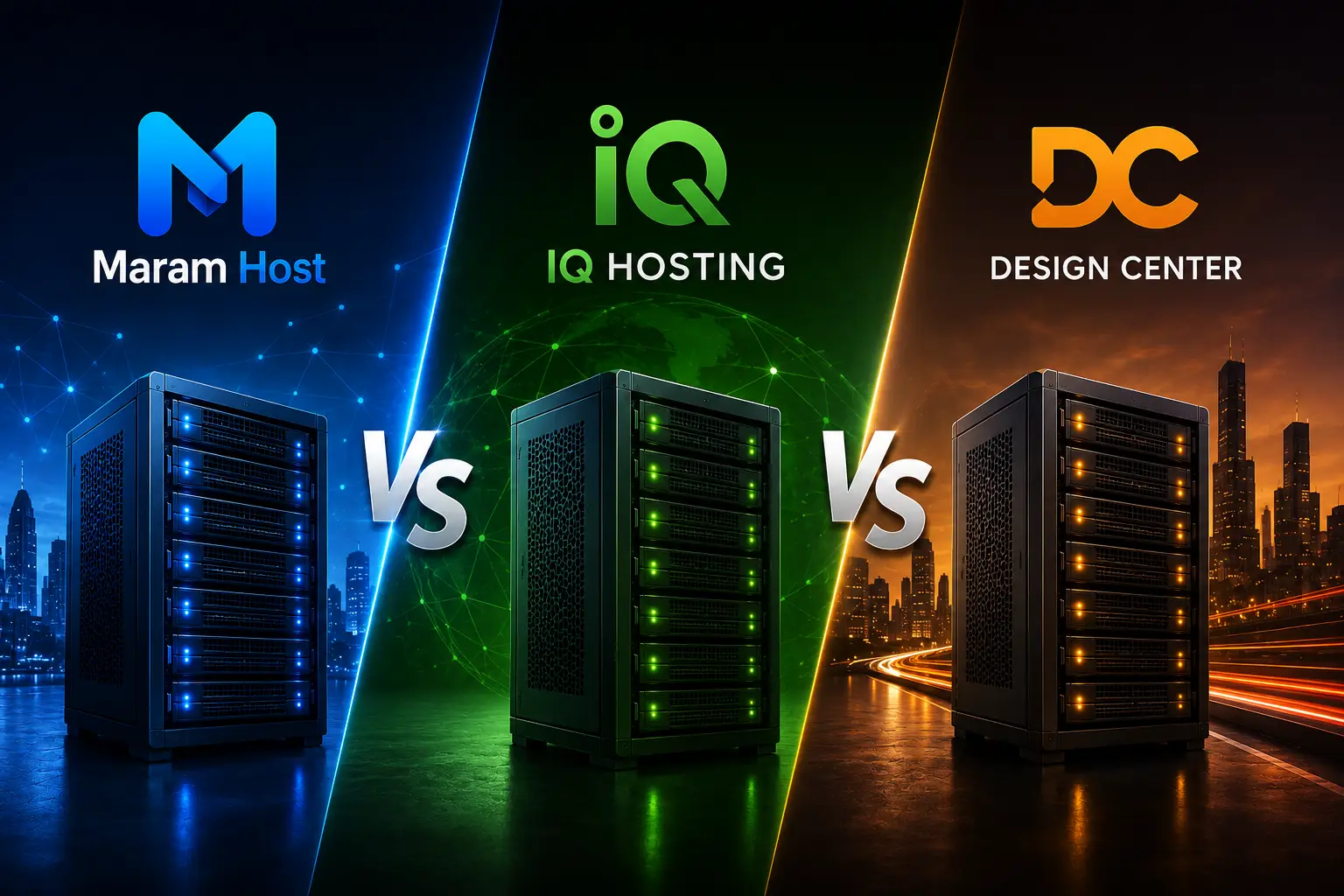 أفضل VPS في العراق 2026: مقارنة بين Maram Host و IQ Hosting و Design Center - مرام هوست