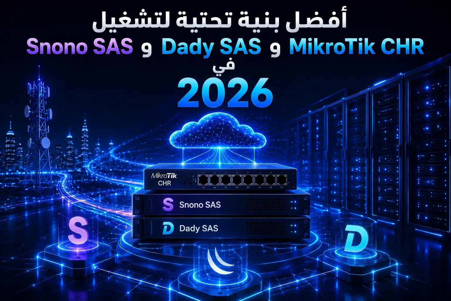 أفضل بنية تحتية لتشغيل Snono SAS وDady SAS وMikroTik CHR في 2026 - مرام هوست