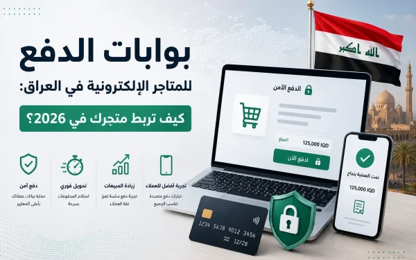 بوابات الدفع للمتاجر الإلكترونية في العراق: كيف تربط متجرك في 2026؟ - مرام هوست