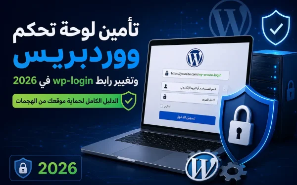 تأمين لوحة تحكم ووردبريس وتغيير رابط wp-login في 2026: الدليل الكامل لحماية موقعك من الهجمات - مرام هوست