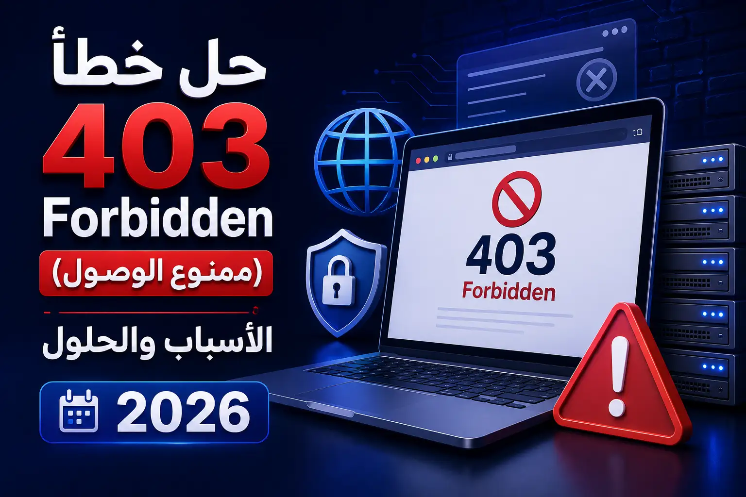 حل خطأ 403 Forbidden (ممنوع الوصول): الأسباب والحلول 2026 – الدليل الشامل لإصلاح الخطأ وحماية موقعك - مرام هوست