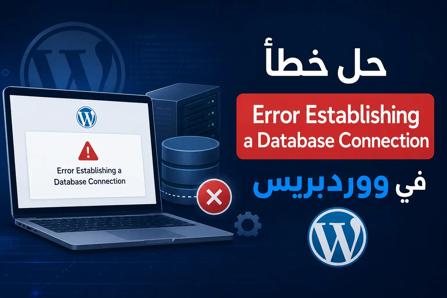 حل خطأ "Error Establishing a Database Connection" في ووردبريس: 7 حلول مضمونة 2026 - مرام هوست