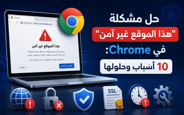 حل مشكلة "هذا الموقع غير آمن" في Chrome: 10 أسباب وحلولها - مرام هوست