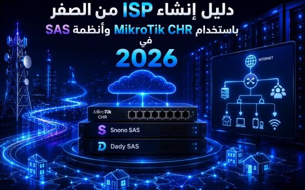 دليل إنشاء ISP من الصفر باستخدام MikroTik CHR وأنظمة SAS في 2026 - مرام هوست