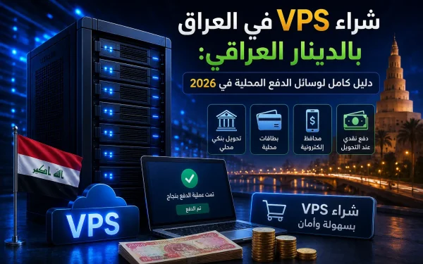 شراء VPS في العراق بالدينار العراقي: دليل كامل لوسائل الدفع المحلية في 2026 - مرام هوست