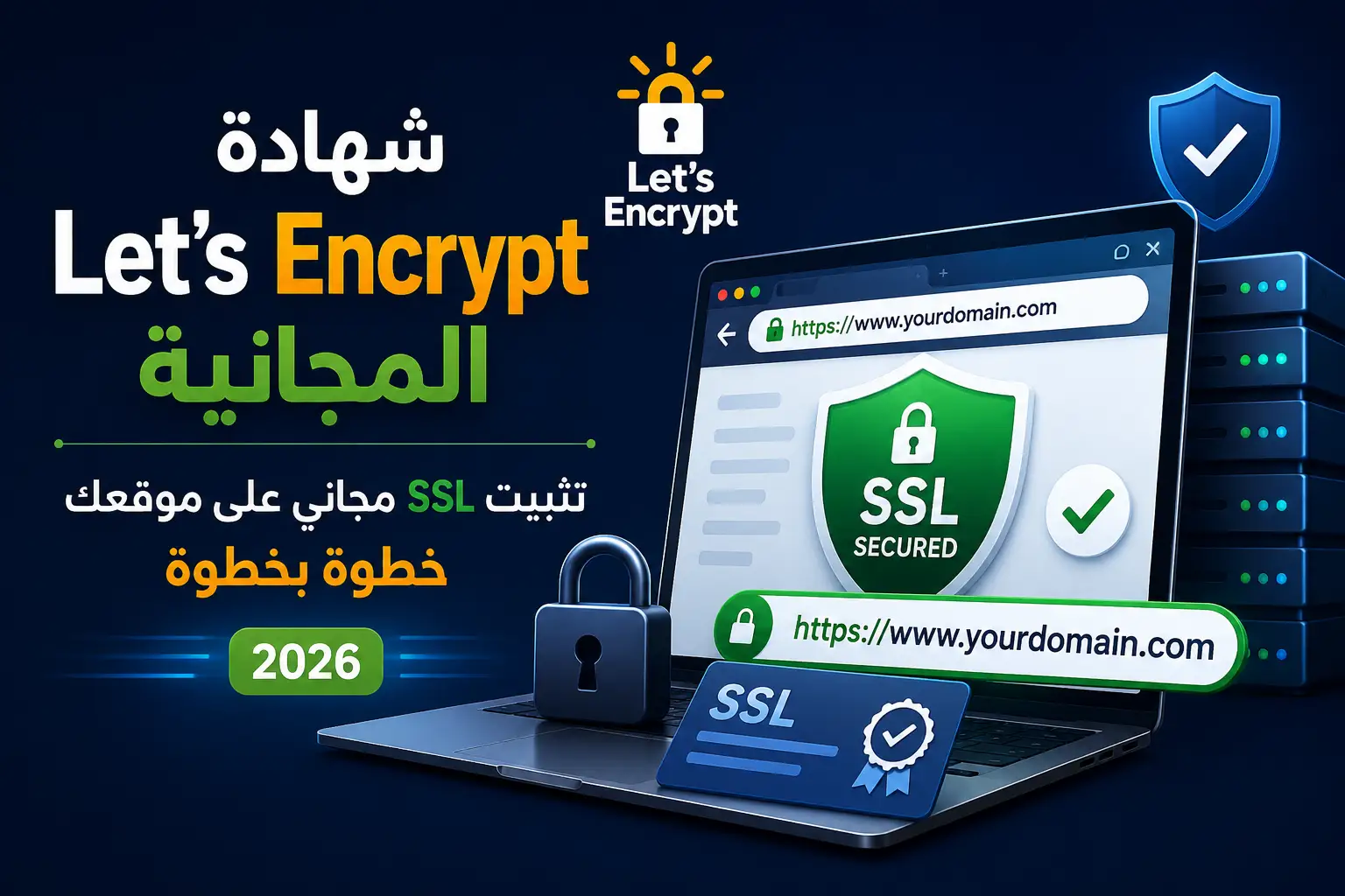 شهادة Let's Encrypt المجانية: تثبيت SSL مجاني على موقعك خطوة بخطوة 2026 - مرام هوست