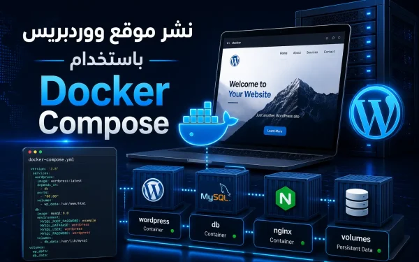 نشر موقع ووردبريس باستخدام Docker Compose: دليل عملي 2026 - مرام هوست