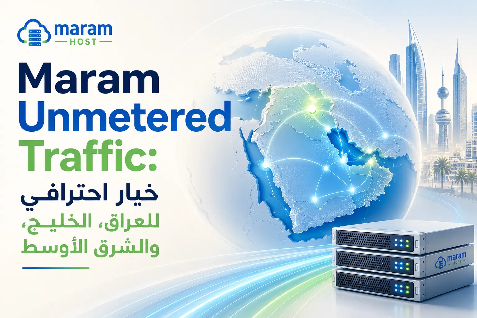 Maram Unmetered Traffic: خيار احترافي للعراق، الخليج، والشرق الأوسط – دليل شامل 2026 - مرام هوست
