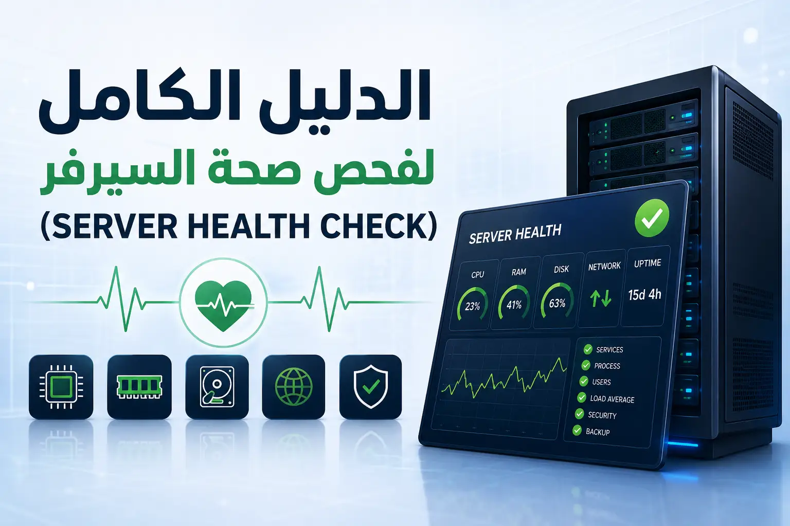 الدليل الكامل لفحص صحة السيرفر (Server Health Check): أهم أوامر Linux لتشخيص الأعطال ومراقبة الأداء في 2026 - مرام هوست