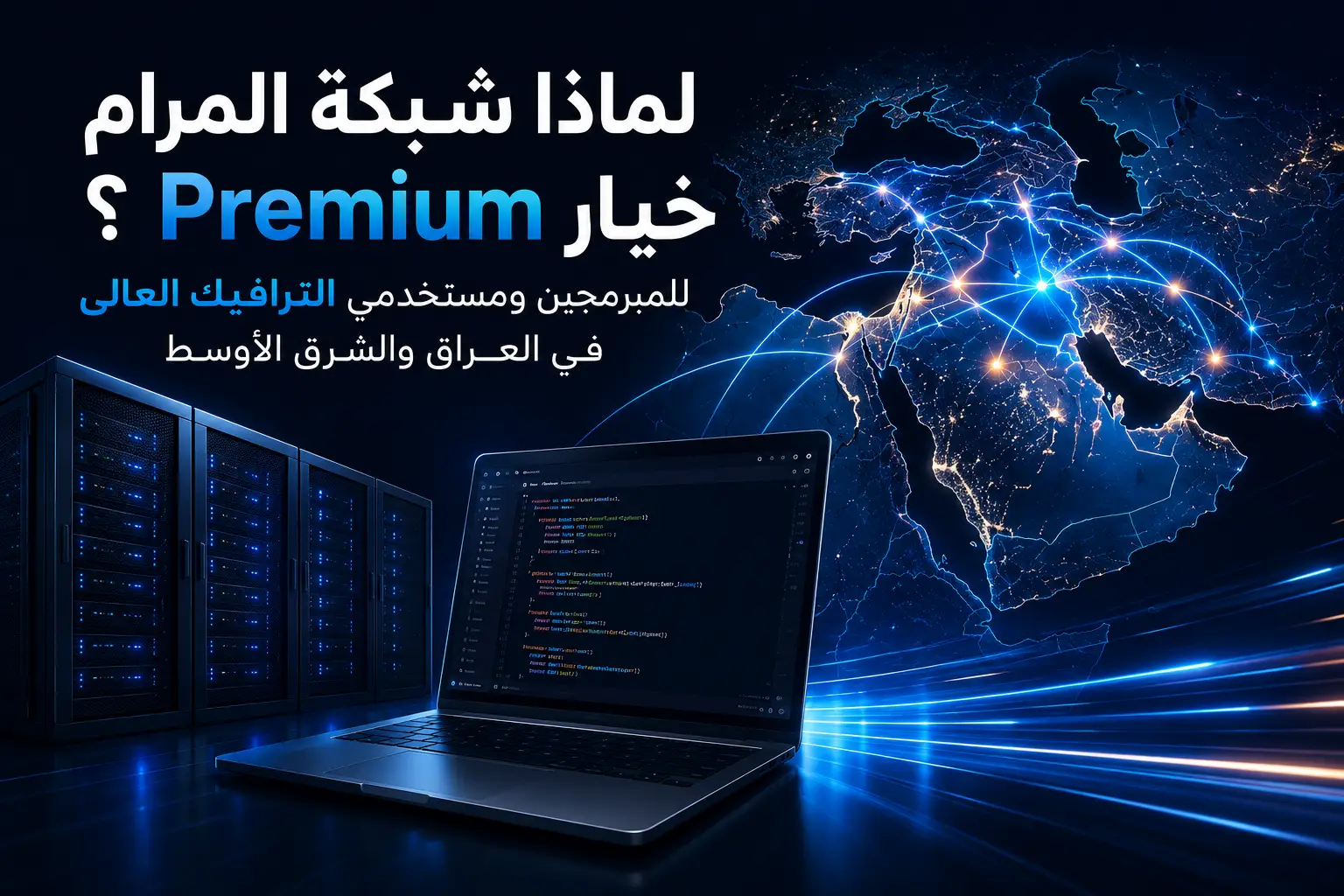 لماذا شبكة المرام خيار Premium للمبرمجين ومستخدمي الترافيك العالي في العراق والشرق الأوسط؟ دليل 2026 - مرام هوست