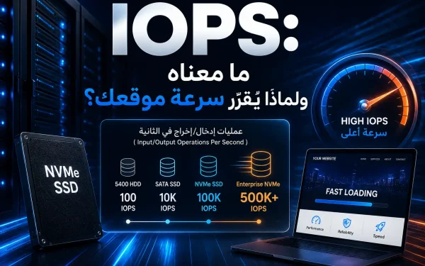 IOPS: ما معناه ولماذا يقرّر سرعة موقعك؟ دليل 2026 - مرام هوست