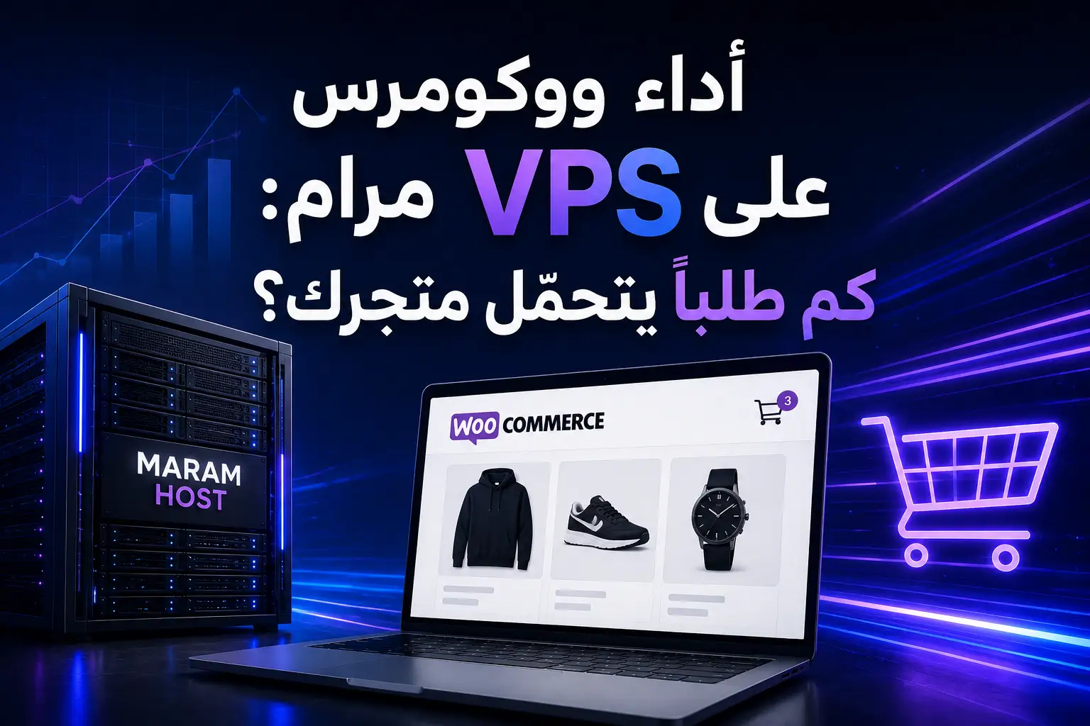 أداء ووكومرس على VPS مرام: كم طلباً يتحمّل متجرك؟ اختبار حقيقي 2026 - مرام هوست