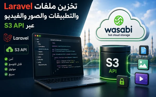 Wasabi للمطورين: تخزين ملفات Laravel والتطبيقات والصور والفيديو عبر S3 API - مرام هوست