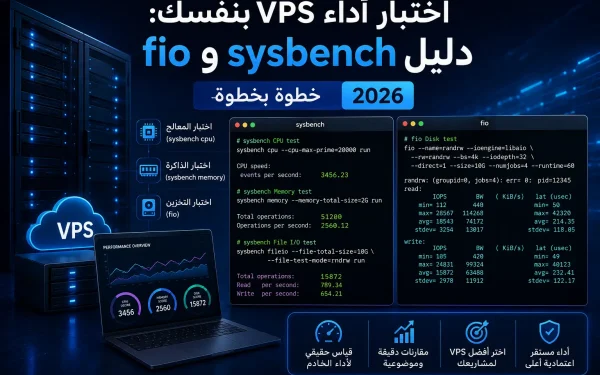 اختبار أداء VPS بنفسك: دليل sysbench وfio خطوة بخطوة 2026 - مرام هوست