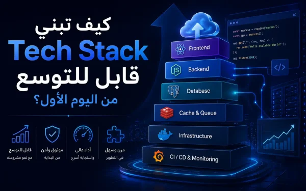 كيف تبني Tech Stack قابل للتوسع من اليوم الأول؟ - مرام هوست