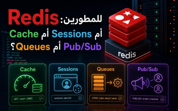 Redis للمطورين: Cache أم Sessions أم Queues أم Pub/Sub؟ - مرام هوست