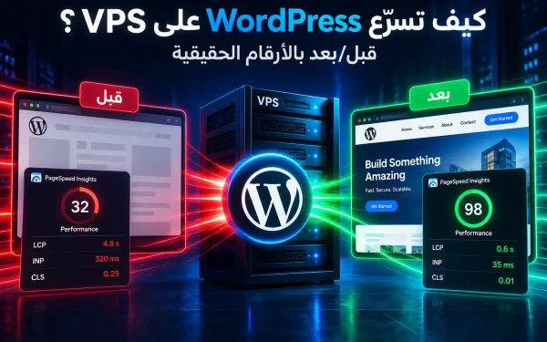 كيف تسرّع WordPress على VPS؟ قبل/بعد بالأرقام الحقيقية - مرام هوست
