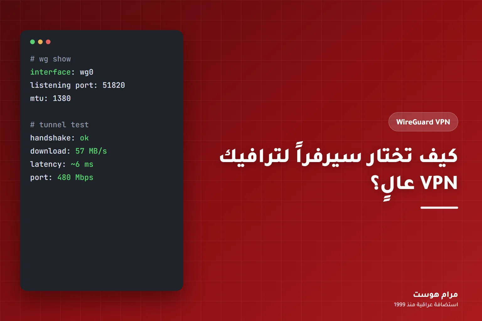 كيف تختار سيرفراً لترافيك VPN عالٍ؟