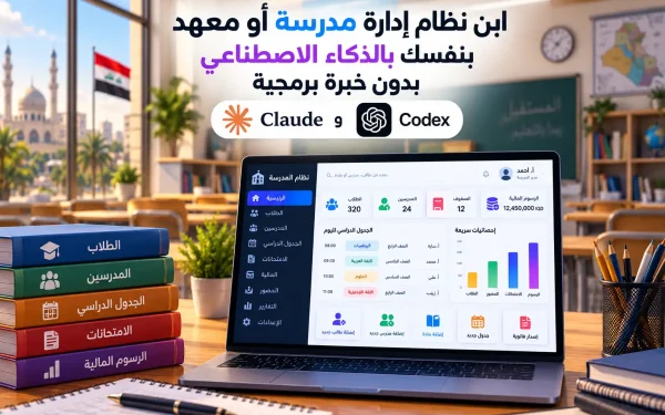 ابنِ نظام إدارة مدرسة أو معهد بنفسك بالذكاء الاصطناعي بدون خبرة برمجية (2026) - مرام هوست